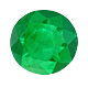 Round Green Emerald