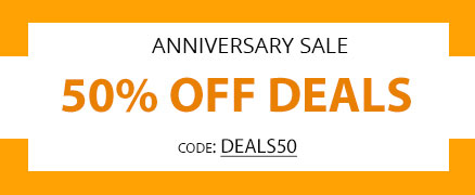 50% OFF Sitewide
