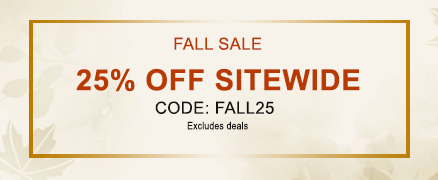 25% off Sitewide