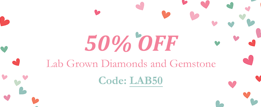 50% off Lab Diamonds and Gemstones