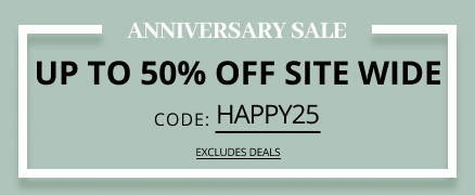 Up to 50% off Sitewide