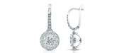 Dangle Studs Halo