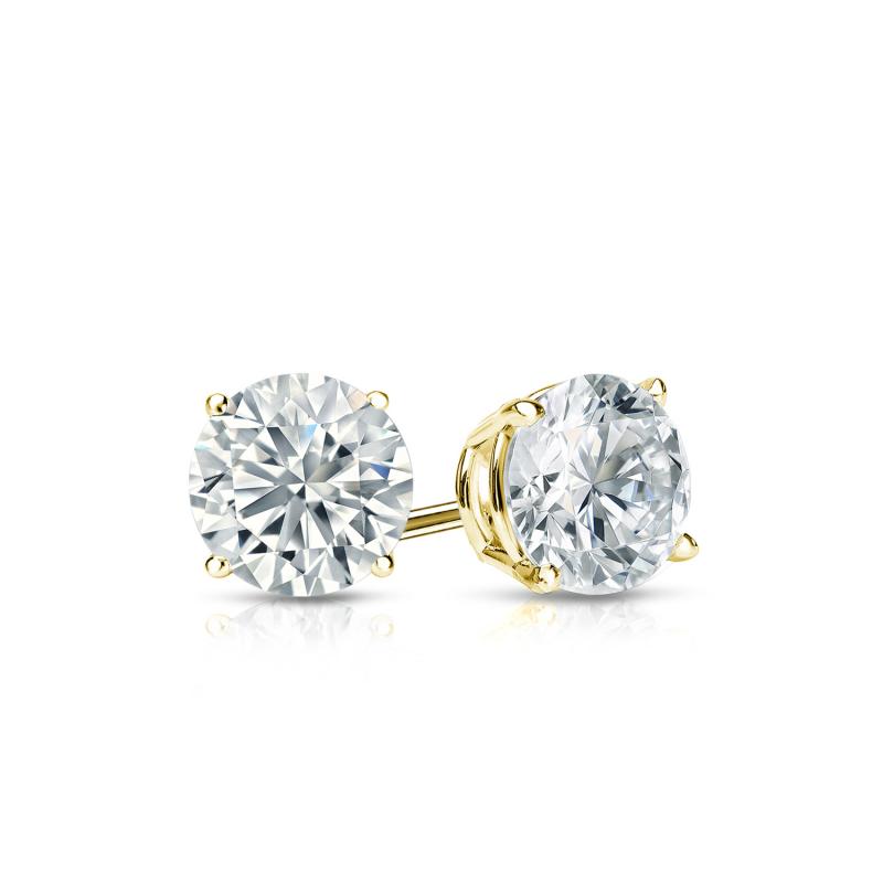 3 prong or 4 prong diamond earrings