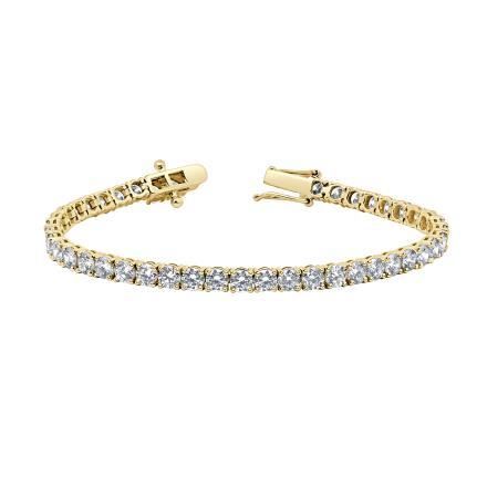 Lab Grown Diamond Tennis Bracelet (10.00 ct. tw.) 7 Inch in 14K Yellow Gold