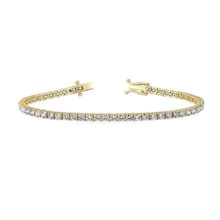 Lab Grown Diamond Tennis Bracelet (5.00 ct. tw.) 7 Inch in 14K Yellow Gold
