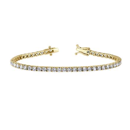 Lab Grown Diamond Tennis Bracelet (6.00 ct. tw.) 7 Inch in 14K Yellow Gold