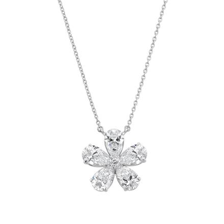 Floral Lab Diamond Pendant (4.32 ct. tw.)
