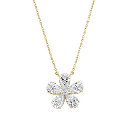 Floral Lab Diamond Pendant (4.32 ct. tw.)