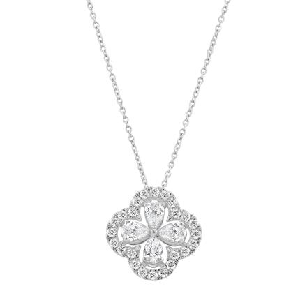 Clover Shaped Lab Diamond Pendant (1.51 ct. tw.)