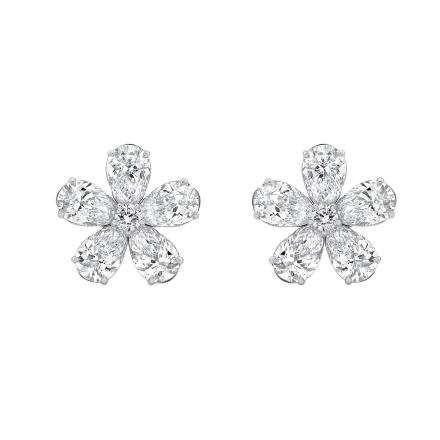 Floral Lab Diamond Stud Earrings (5.44 ct. tw.)