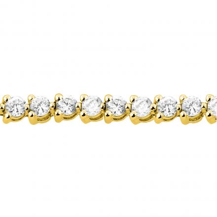 3-Prong Round Diamond Tennis Bracelet in 14K White Gold 5.00 ct. tw. (G-H, SI1-SI2)