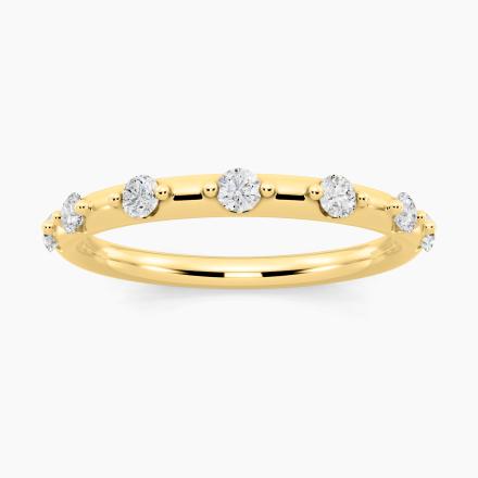Spaced 7 Stone Natural Diamond Ring (0.21 ct. tw.)