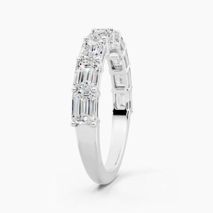 Nine Stone East-West Emerald Lab Grown Diamond Ring (2.22 ct. tw.)