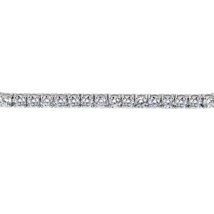 Lab Grown Round Diamond Tennis Bracelet (4.25 ct. tw.)  in 14K White Gold,  7.25 Inch