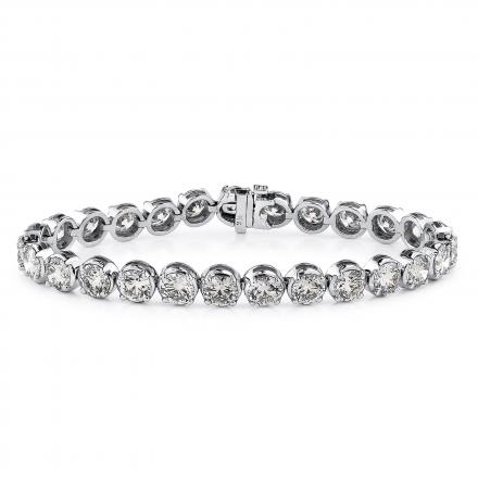 Lab Grown Diamond Tennis Bracelet 25.00 ct. tw. (H-I, VS-SI) in 14K White Gold, 8 inch