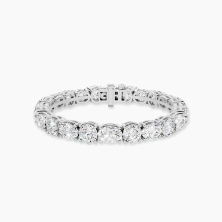 Lab Grown Diamond Round and Oval Tennis Bracelet (15.58 ct. tw.)