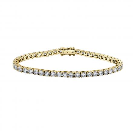 Black Diamond Tennis Bracelet (1.15 ct.) in 14K Gold | Capucelli