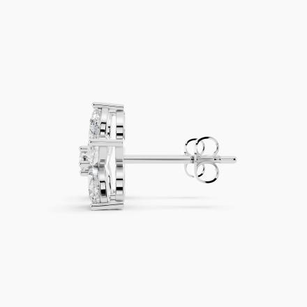 Floral Natural Diamond Fashion Stud Earrings (1.21 ct. tw.)