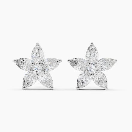 Floral Natural Diamond Fashion Stud Earrings (2.05 ct. tw.)