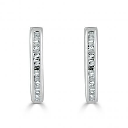 10k White Gold University of Louisville XS (Tiny) Post Earrings