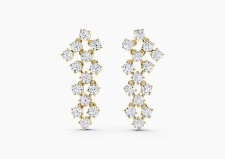 Chandelier Lab Grown Diamond Fashion Drop Earrings (2.86 ct. tw.)