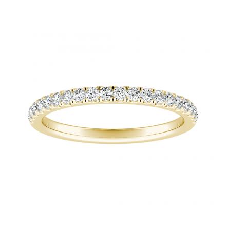 Lab Grown Diamond Ring   0.40 ct. tw. (E-F, VS1-VS2) in 14K Yellow Gold Pave