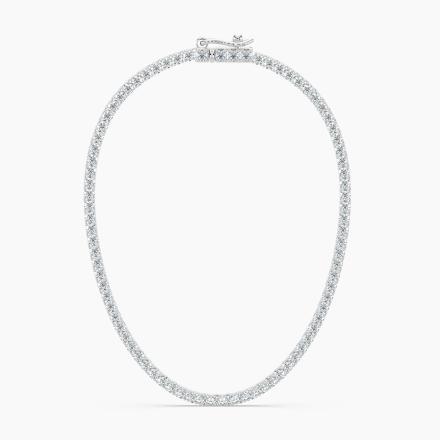 Lab Grown Diamond Classic Neckalce 5.20 ct. tw. 14k White Gold (E-F, VS) Available from 5.20 - 81.00 ct. tw. In 22 Inch