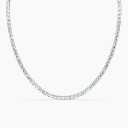 Lab Grown Diamond Classic Neckalce 4.75 ct. tw. 14k White Gold (E-F, VS) Available from 4.75 - 74.00 ct. tw. In 20 Inch