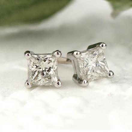 ★正規品★ 【threetimes】 tht stud earrings Uturn Diamond Stud Earrings – John Atencio