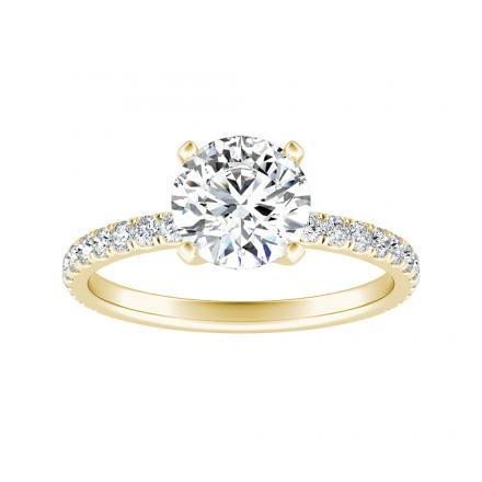 Classic Round Diamond Engagement Ring 2.00 ct. tw in 14K Yellow Gold