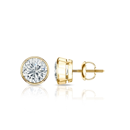 Authentic K18YG Diamond Earrings 0.32CT #260-007-163-3565 | eBay