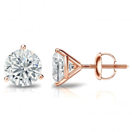 thumbnail image 2 of Rose Gold Studs Earrings Women 2 of 13