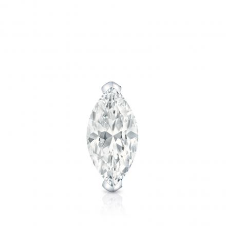 Lab Grown Diamond Single Stud Earring Marquise 0.31 ct. tw. (F, VS) Platinum V-End Prong
