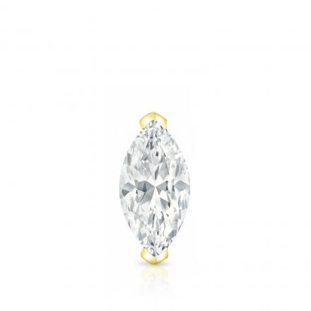 Lab Grown Diamond Single Stud Earring Marquise 0.31 ct. tw. (E, VS) 18k Yellow Gold V-End Prong