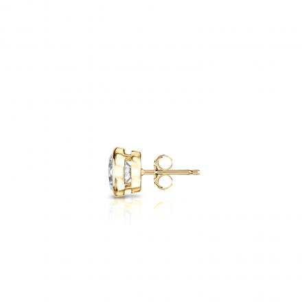 ピアス LESS IS MORE Single sale 14K gold cubic bar earrings Bar-Shaped Single Cartilage Stud Earring in 14K Gold | Zales