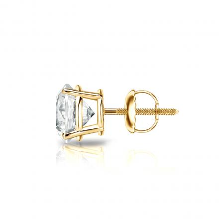 Vtg Sz 8 Ring Lg Cubic Zirconia 18KGE Open Band Beauty