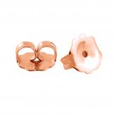 14k Rose Gold Earring Backings Pair