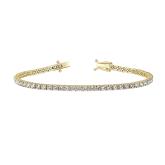 Lab Grown Diamond Tennis Bracelet (5.00 ct. tw.) 7 Inch in 14K Yellow Gold