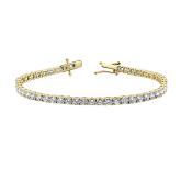 Lab Grown Diamond Tennis Bracelet (8.00 ct. tw.) 7 Inch in 14K Yellow Gold