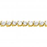 3-Prong Round Diamond Tennis Bracelet in 14K White Gold 5.00 ct. tw. (G-H, SI1-SI2)
