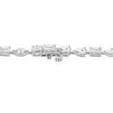 Lab Grown Diamond Multi Shape Tennis Bracelet 7.50 ct. tw. (E-F,VS) Available from 7.50 cttw. to 9.00 cttw. in 14K White Gold