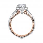 Authentic Verragio Engagement Ring with 1.25 ct. Round Lab Grown Diamond Center Stone (F-G, VS) in 14k Two Tone
