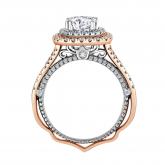 Authentic Verragio Engagement Ring with 1.25 ct. Round Lab Grown Diamond Center Stone (F-G, VS) in 14k Two Tone