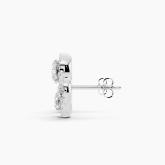 Round Halo Three Stone Lab Grown Diamond Fashion Earrings (2.98 ct. tw.)