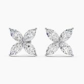Floral Natural Diamond Fashion Stud Earrings (1.68 ct. tw.)
