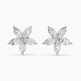Floral Maquise Lab Grown Diamond Fashion Stud Earrings (2.10 ct. tw.)