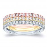 Stackable Diamond Ring Set in 14k Gold 0.75 ct. tw. (G-H, SI1-SI2)