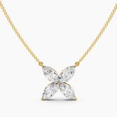 Floral Marquise Lab Grown Diamond Fashion Pendant (1.31 ct. tw.)