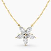 Floral Marquise Lab Grown Diamond Fashion Pendant (1.70 ct. tw.)