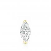 Natural Diamond Single Stud Earring Marquise 0.25 ct. tw. (I-J, I1) 14K Yellow Gold V-End Prong